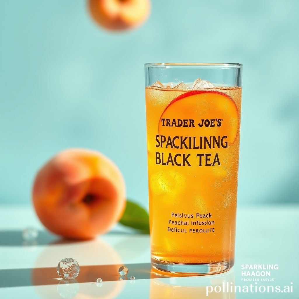 Quench Your Thirst with Trader Joe's Sparkling Black Tea Caffeine